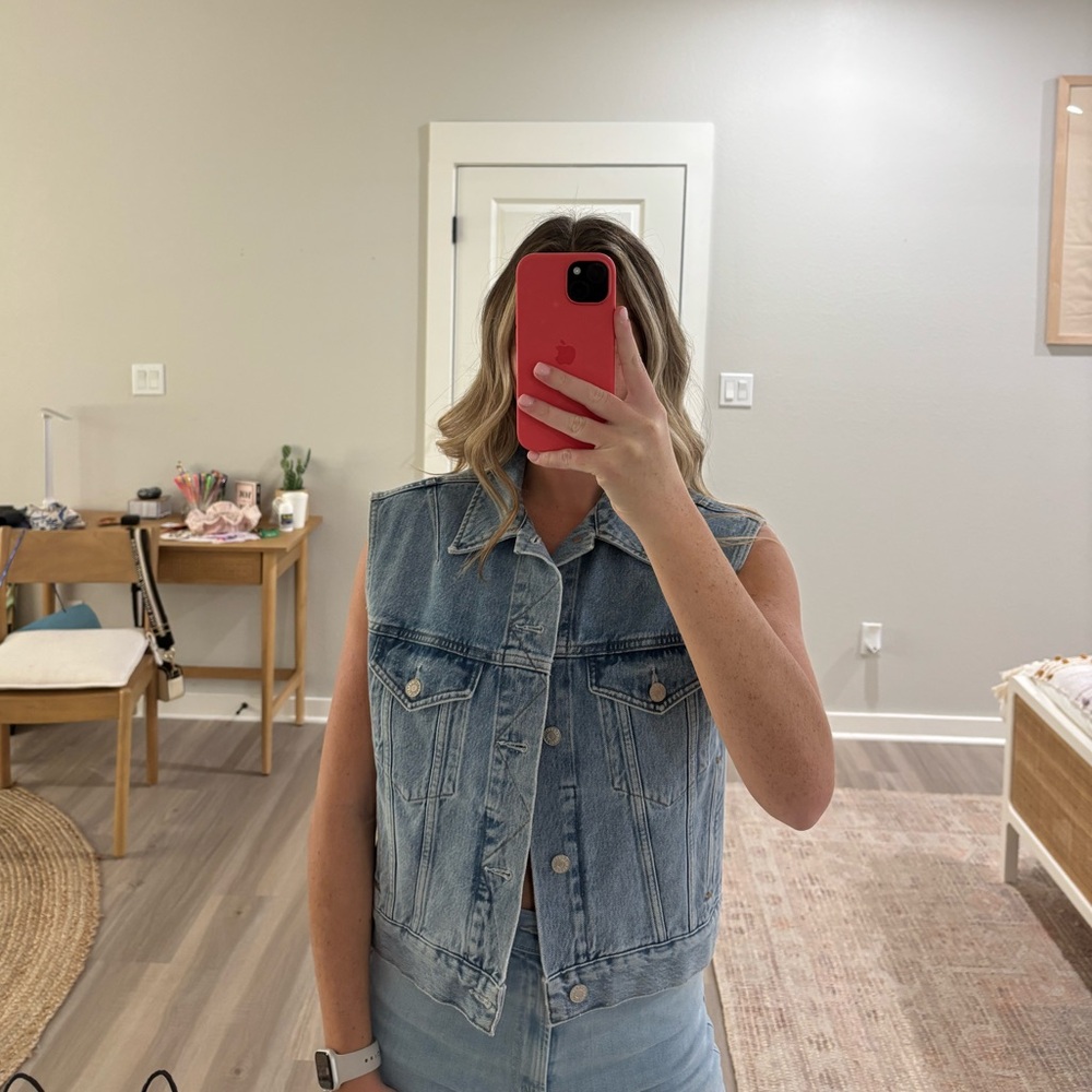 AGOLDE denim vest